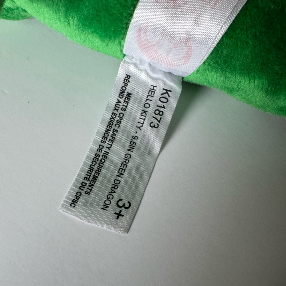 Hello Kitty in Green Dinosaur Costume 9.5" Plush Stuffed Sanrio - Picture 5 of 5